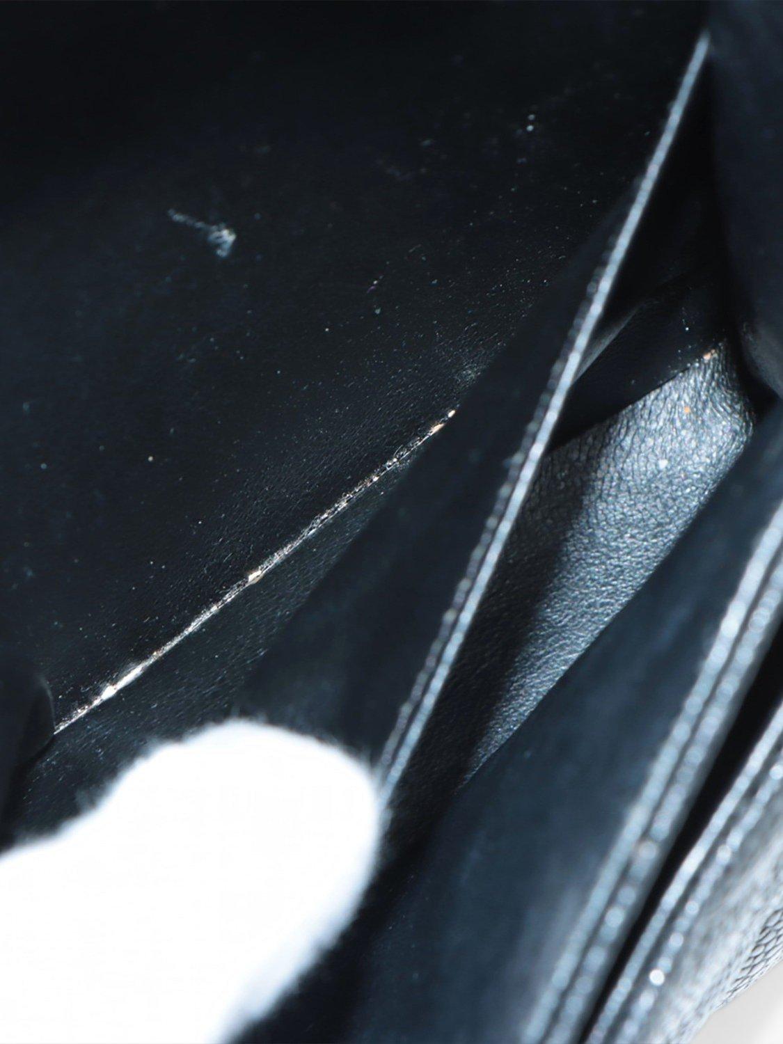 Product image 8 of 10, which shows Pre-loved CHANEL 2010-2011 Medium Caviar Leather Classic Double Flap Bag, Black