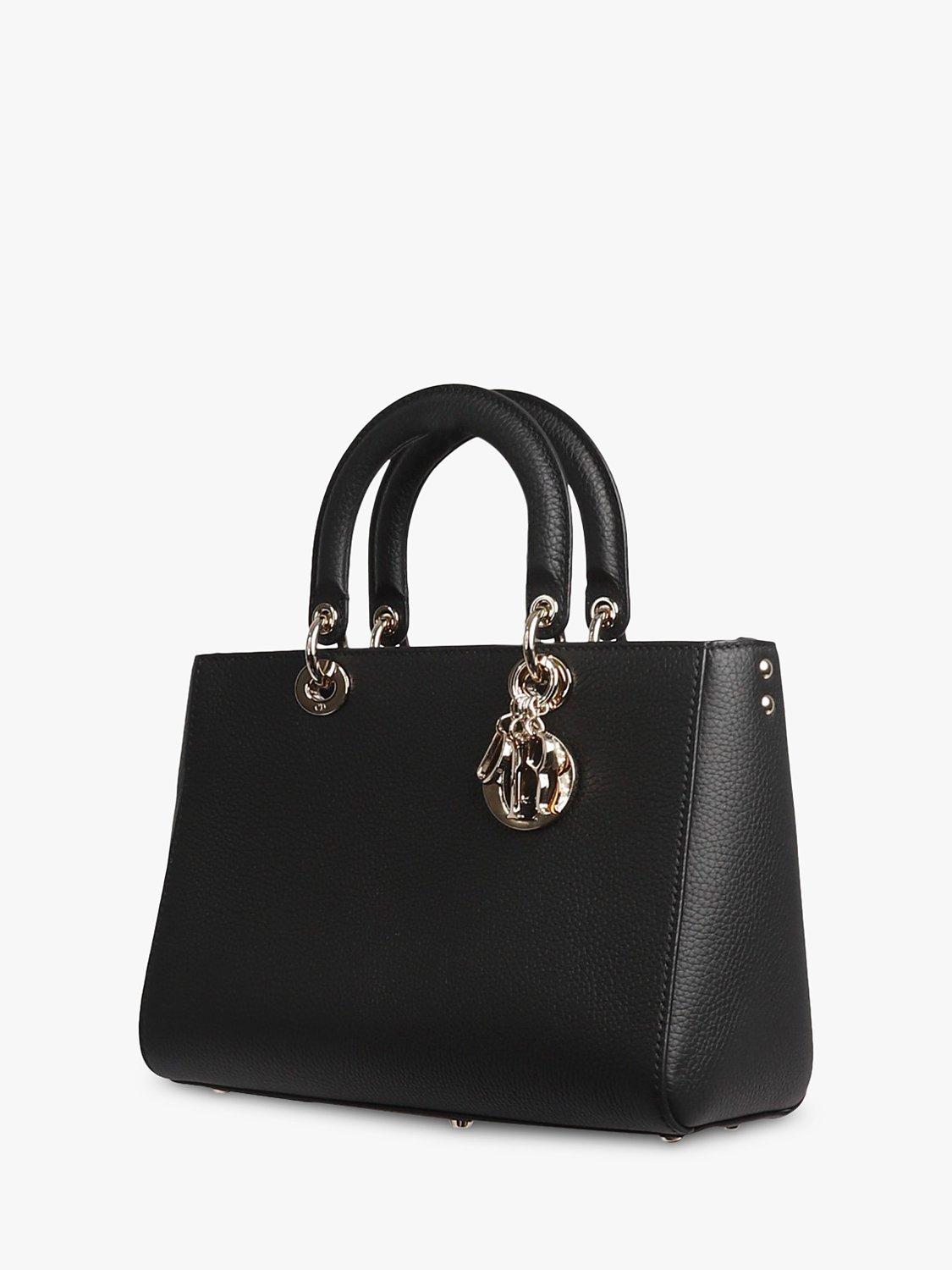 Product image 4 of 10, which shows Pre-loved Christian Dior 2023 Medium Lady D-Sire Bag, Black