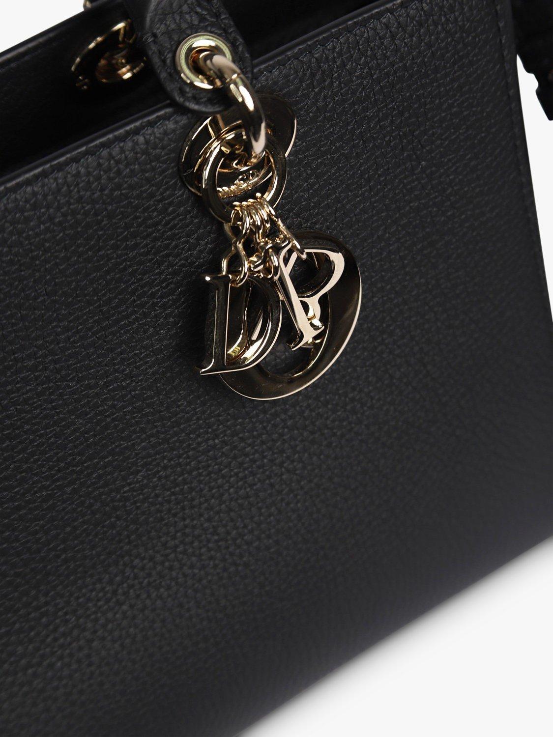 Product image 8 of 10, which shows Pre-loved Christian Dior 2023 Medium Lady D-Sire Bag, Black