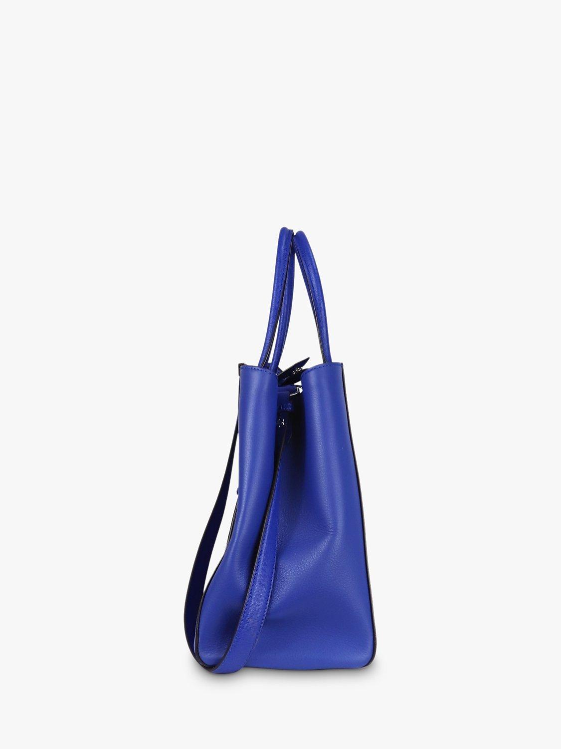 Product image 6 of 10, which shows Pre-loved Fendi 2Jours Top Handle Grab Bag, Royal Blue