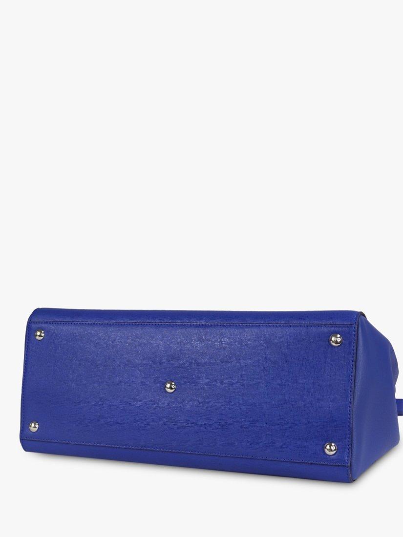 Product image 7 of 10, which shows Pre-loved Fendi 2Jours Top Handle Grab Bag, Royal Blue