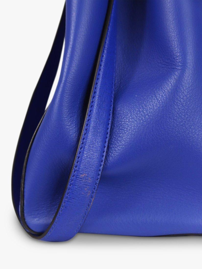 Product image 8 of 10, which shows Pre-loved Fendi 2Jours Top Handle Grab Bag, Royal Blue