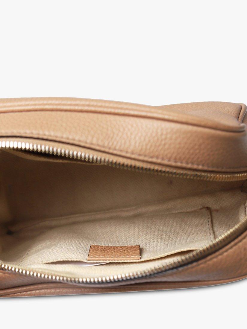 Product image 5 of 6, which shows Pre-loved GUCCI Leather Camera Bag, Beige