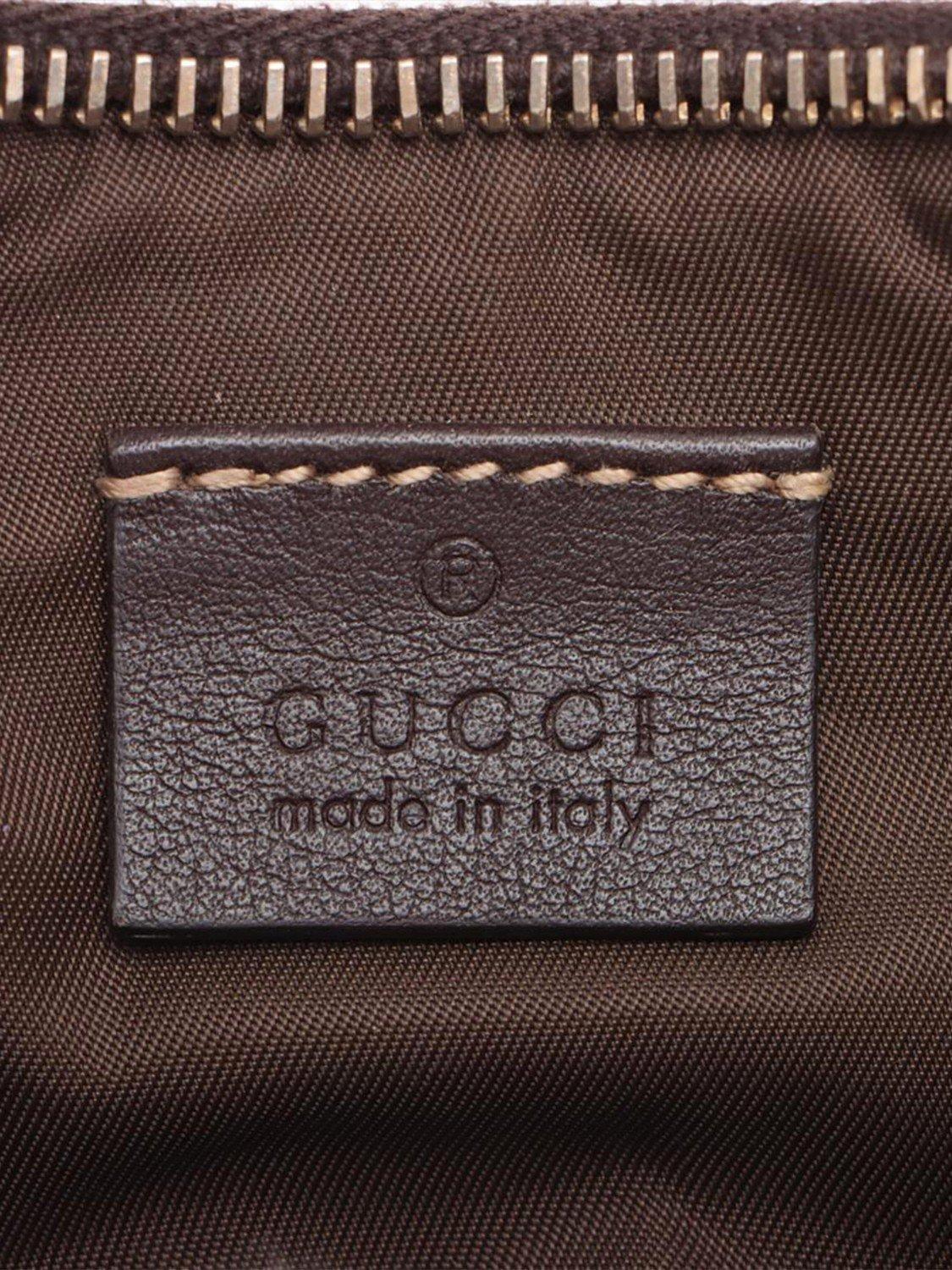 Product image 7 of 10, which shows Pre-loved GUCCI GG Canvas Shoulder Bag, Brown