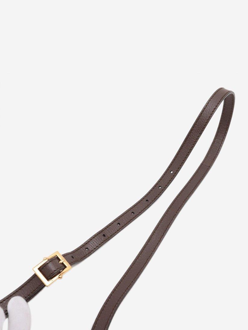 Product image 5 of 10, which shows Pre-loved GUCCI Ophidia GG Supreme Canvas Shoulder Bag, Brown