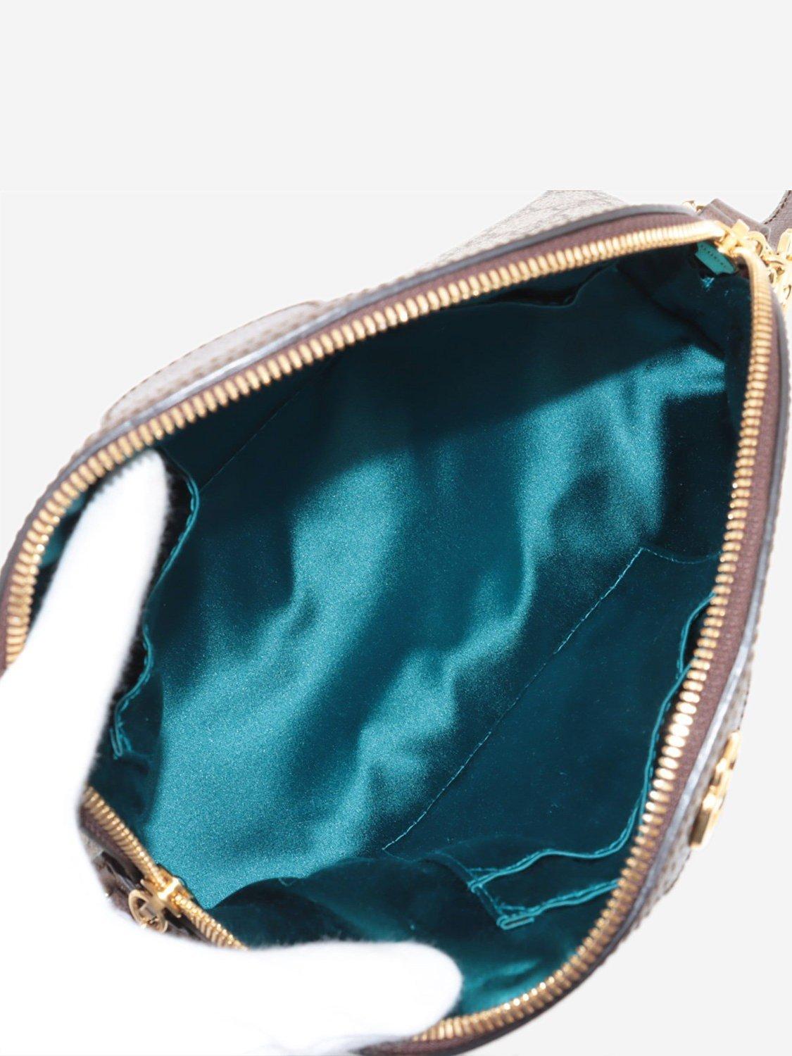 Product image 6 of 10, which shows Pre-loved GUCCI Ophidia GG Supreme Canvas Shoulder Bag, Brown