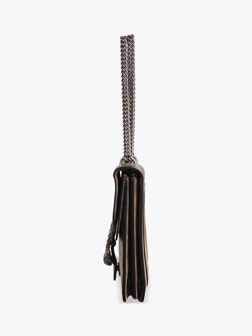 Product image 5 of 10, which shows Pre-loved GUCCI Medium GG Supreme Dionysus Shoulder Bag, Brown