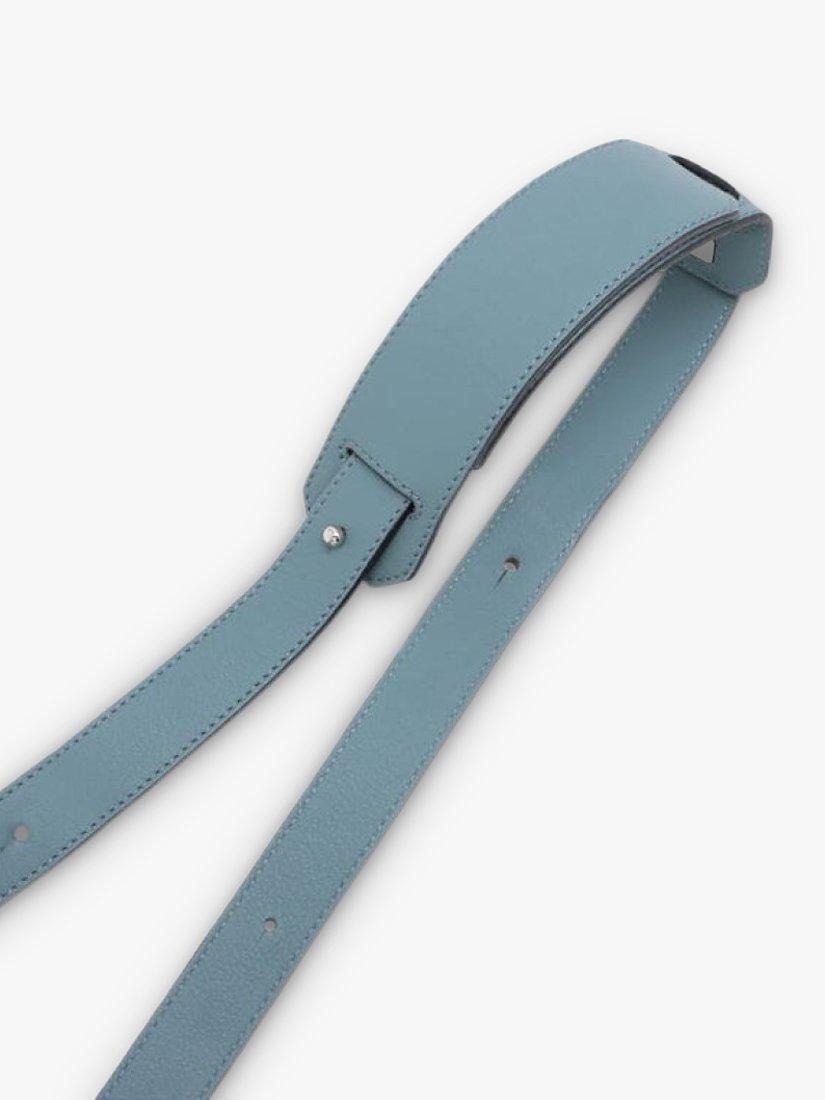 Product image 7 of 10, which shows Pre-loved LOEWE Puzzle Calfskin Leather Bag, Slate Blue
