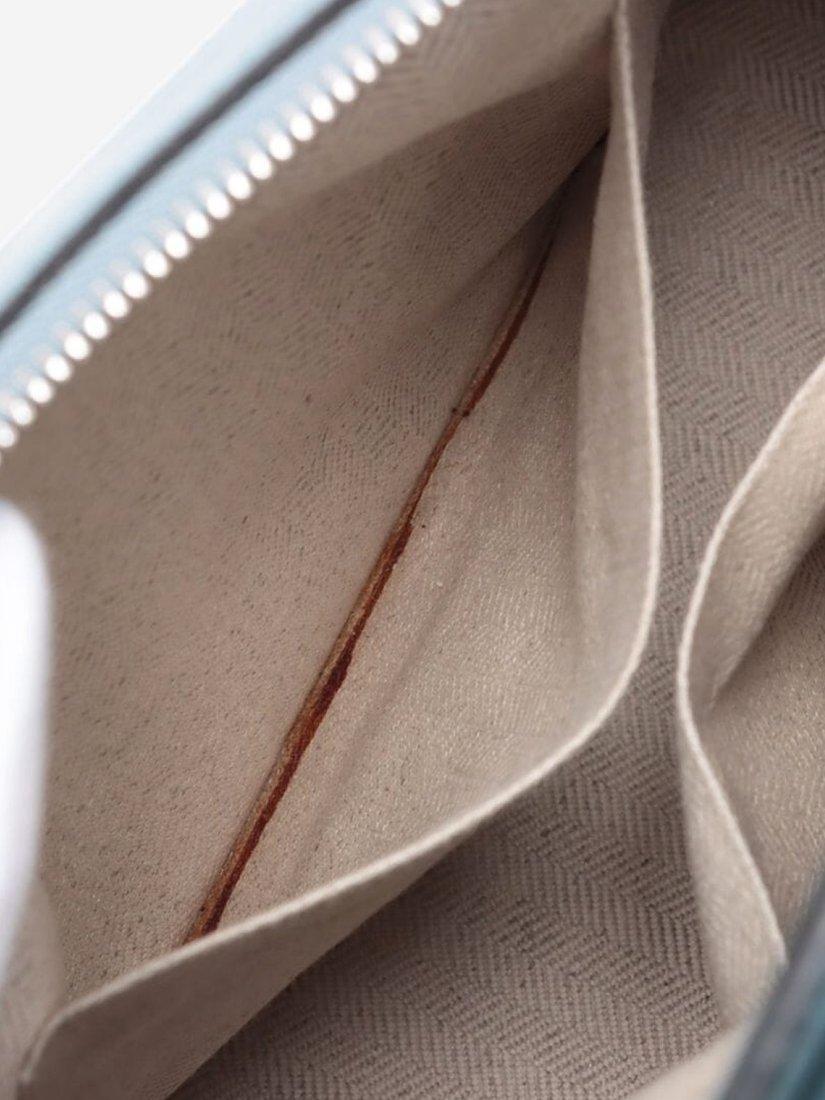 Product image 10 of 10, which shows Pre-loved LOEWE Puzzle Calfskin Leather Bag, Slate Blue