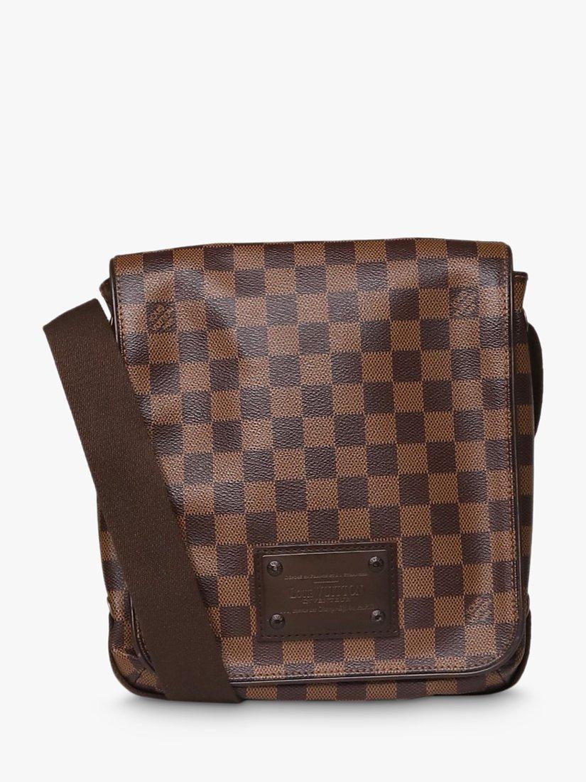 Pre-loved Louis Vuitton 2009 Damier Ebene Brooklyn PM Bag, Brown