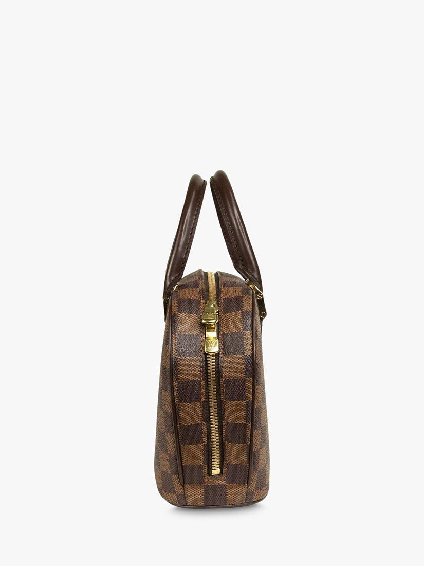 Pre-loved Louis Vuitton Damier Ebene Top Handle Bag, Brown