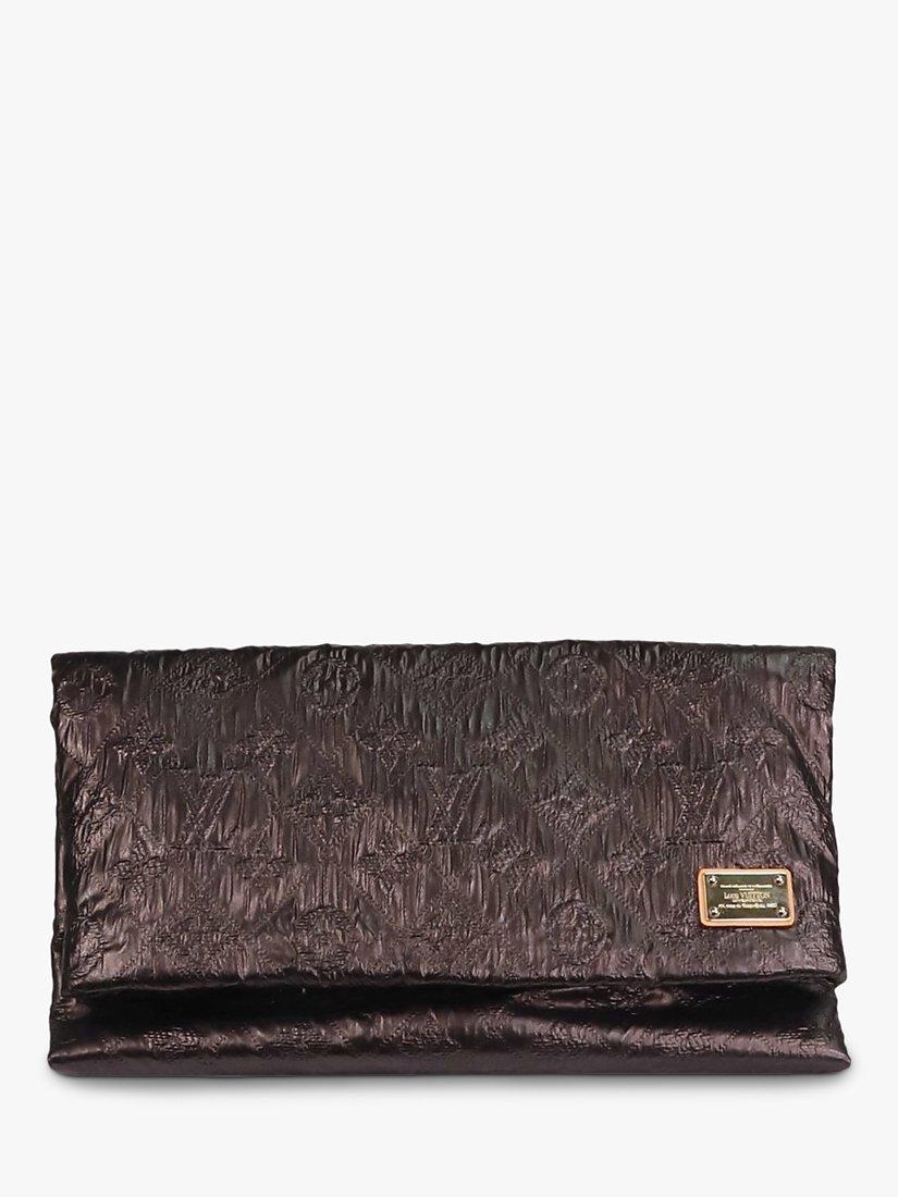 Product image 1 of 9, which shows Pre-loved Louis Vuitton Limelight PM Leather Clutch Bag, Dark Brown