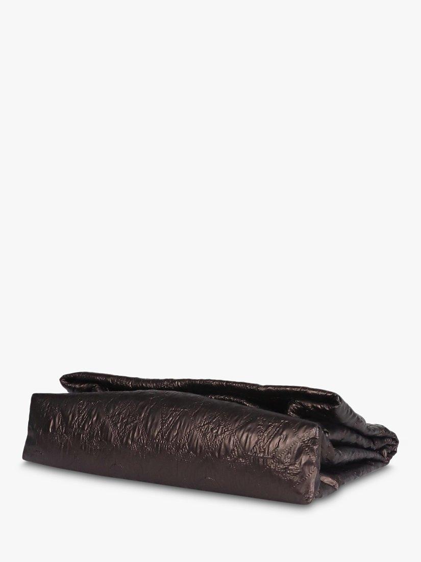 Product image 4 of 9, which shows Pre-loved Louis Vuitton Limelight PM Leather Clutch Bag, Dark Brown