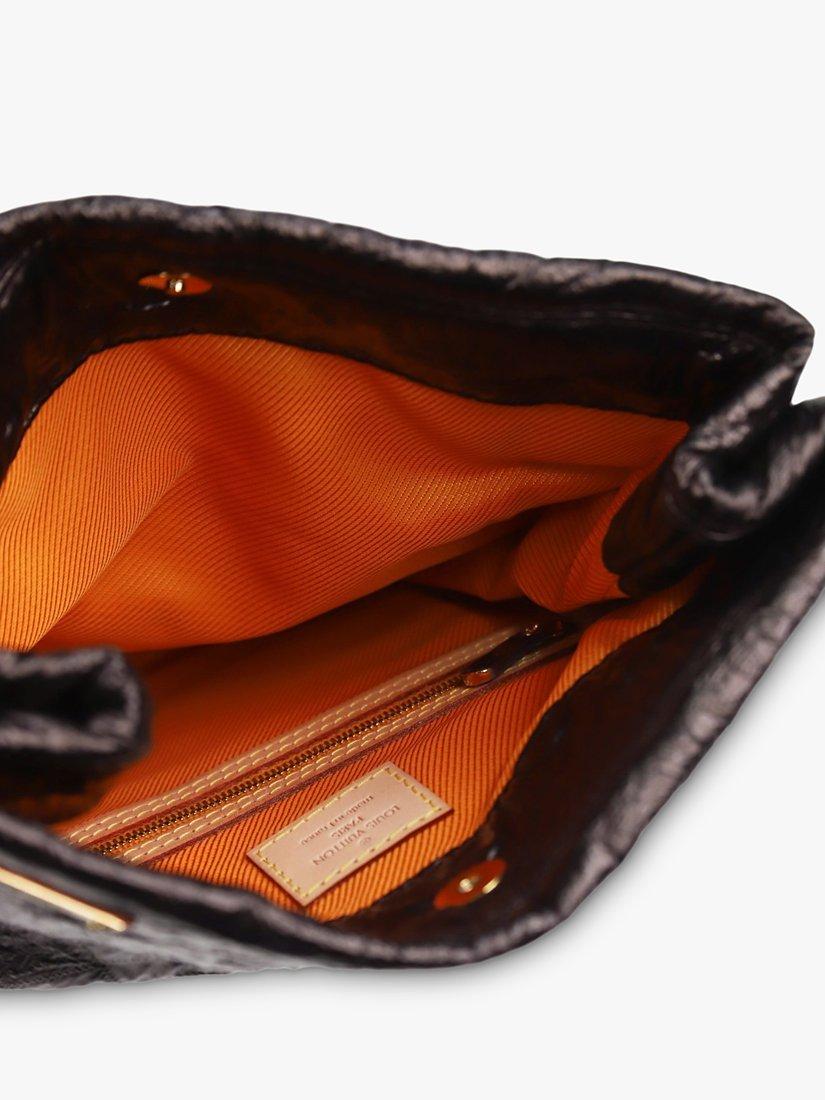 Product image 5 of 9, which shows Pre-loved Louis Vuitton Limelight PM Leather Clutch Bag, Dark Brown