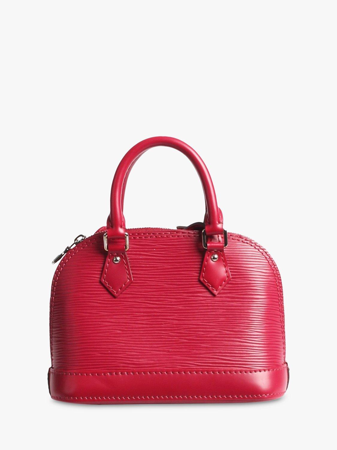 Pre-loved Louis Vuitton 2015 Leather Nano Alma Bag, Plum