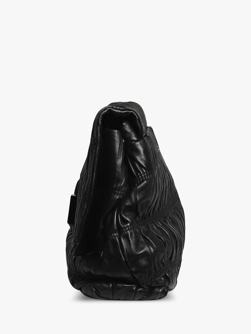 Product image 3 of 6, which shows Pre-loved Prada Nappa Gaufre Oversized Clutch Bag, Black