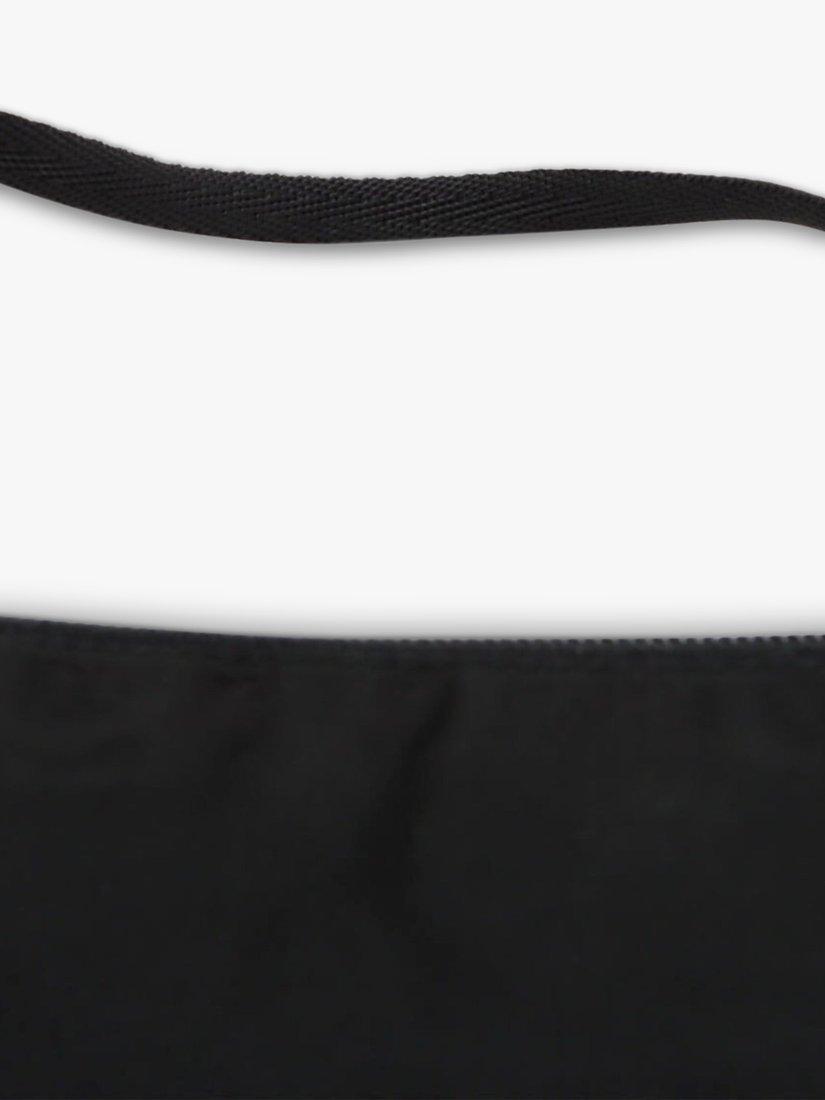 Product image 6 of 10, which shows Pre-loved Prada Tessuto Nylon Silver Hardware Grab Bag, Black
