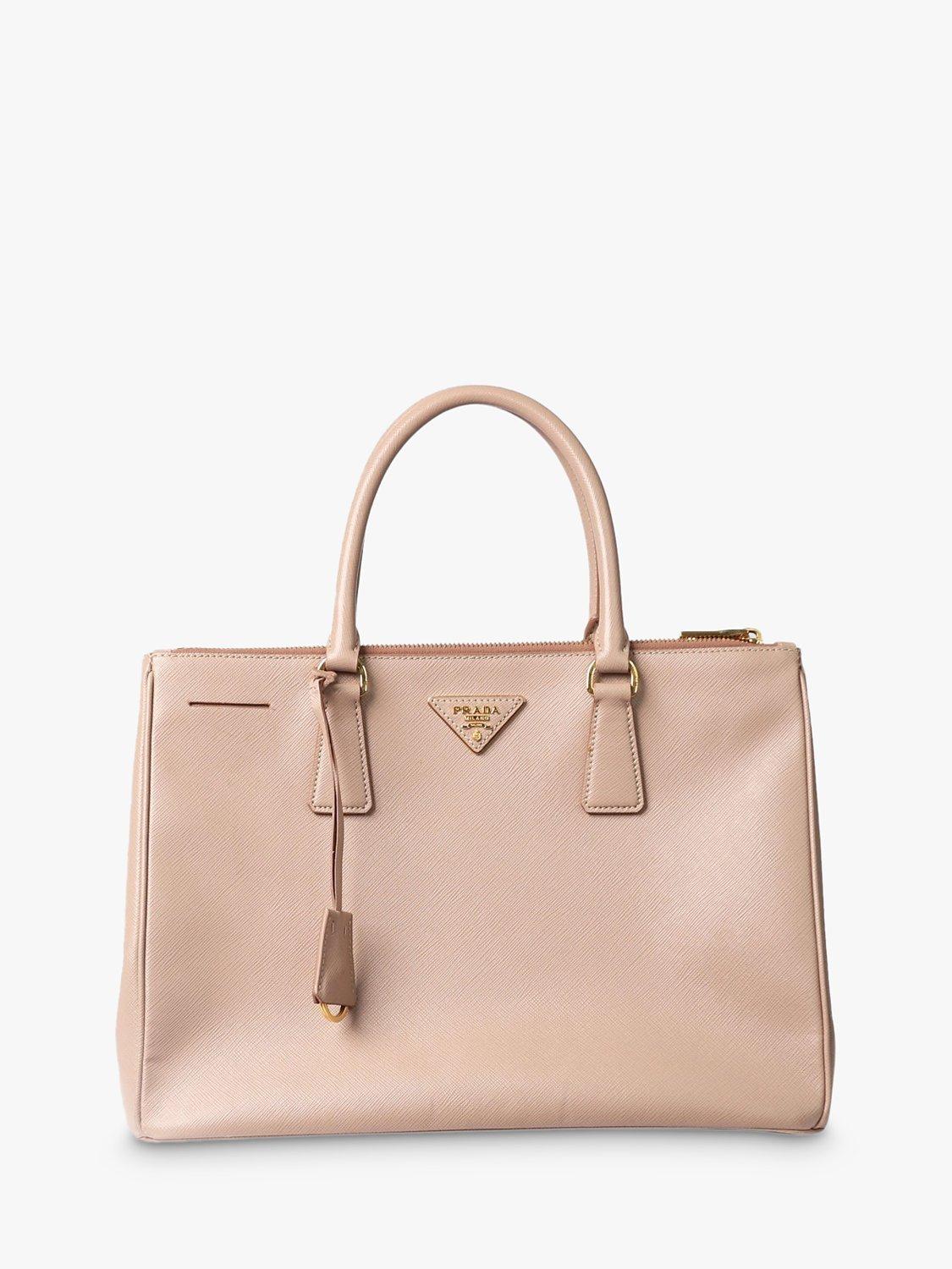 Pre-loved Prada Medium Saffiano Leather Galleria Top Handle Bag, Blush Pink