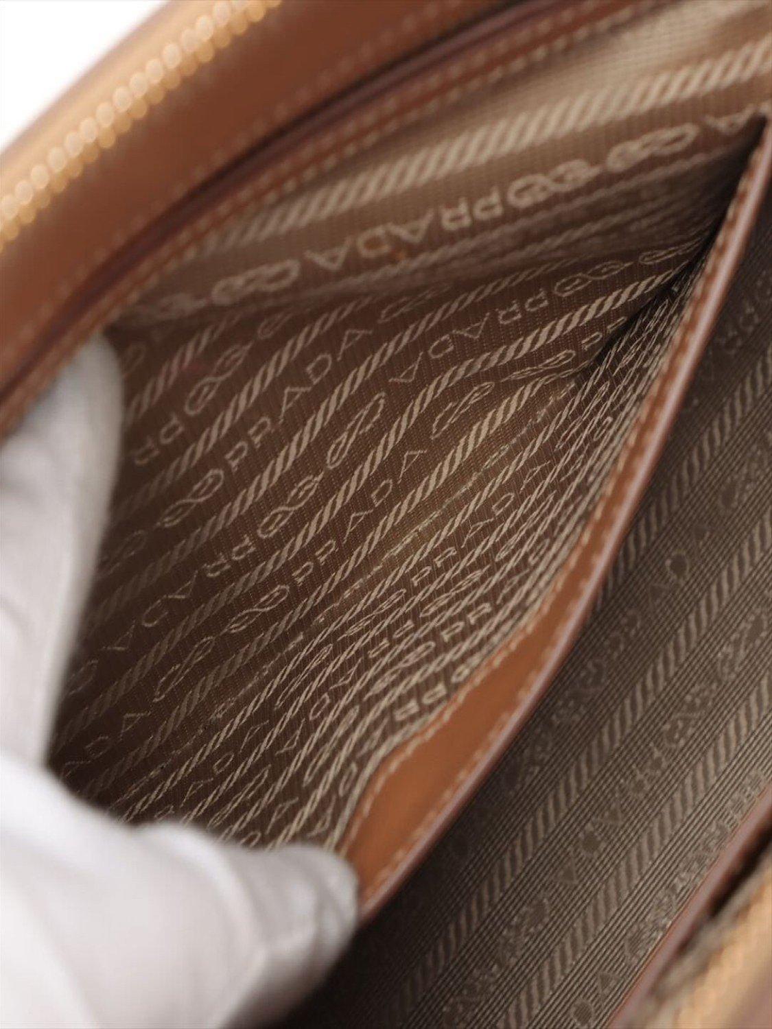 Pre-loved Prada Large Saffiano Leather Galleria Top Handle Bag, Brown