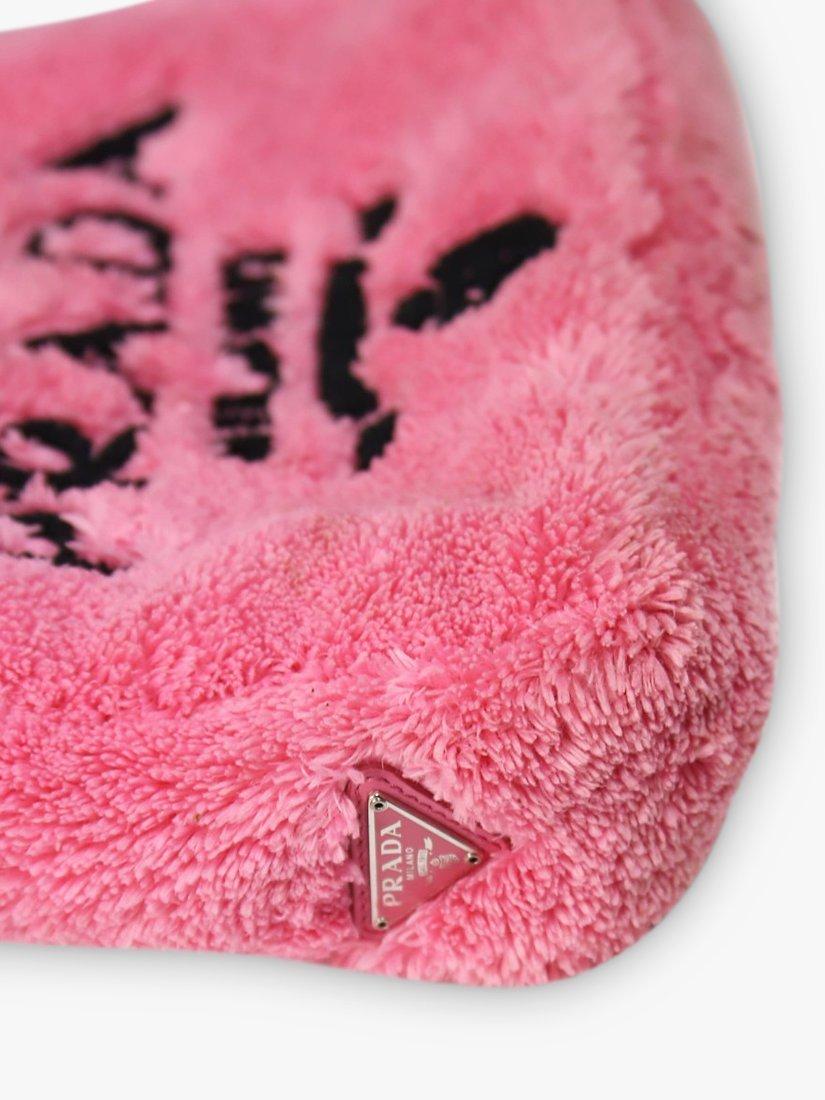 Product image 8 of 9, which shows Pre-loved Prada 2000 Re-Edition Terry Mini Hobo Bag, Pink