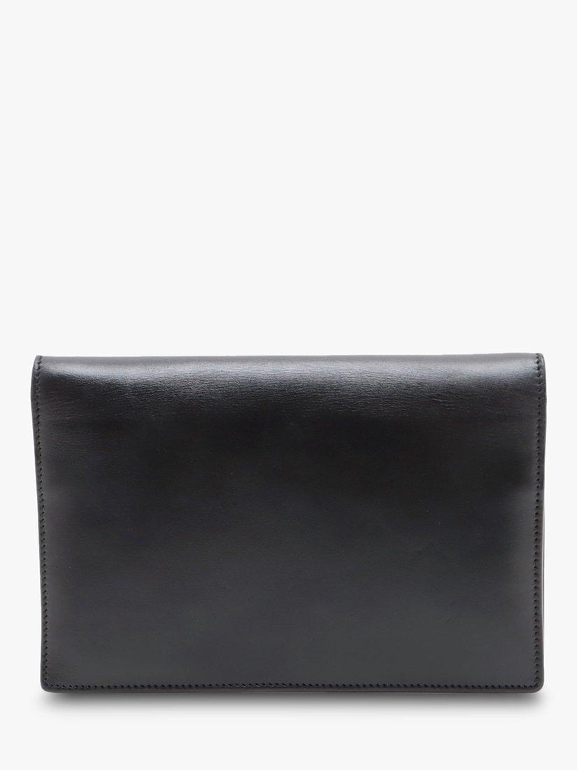 Product image 3 of 10, which shows Pre-loved SAINT LAURENT Kate Leather Small Moon and Star Embellished Cross Body Bag, Black