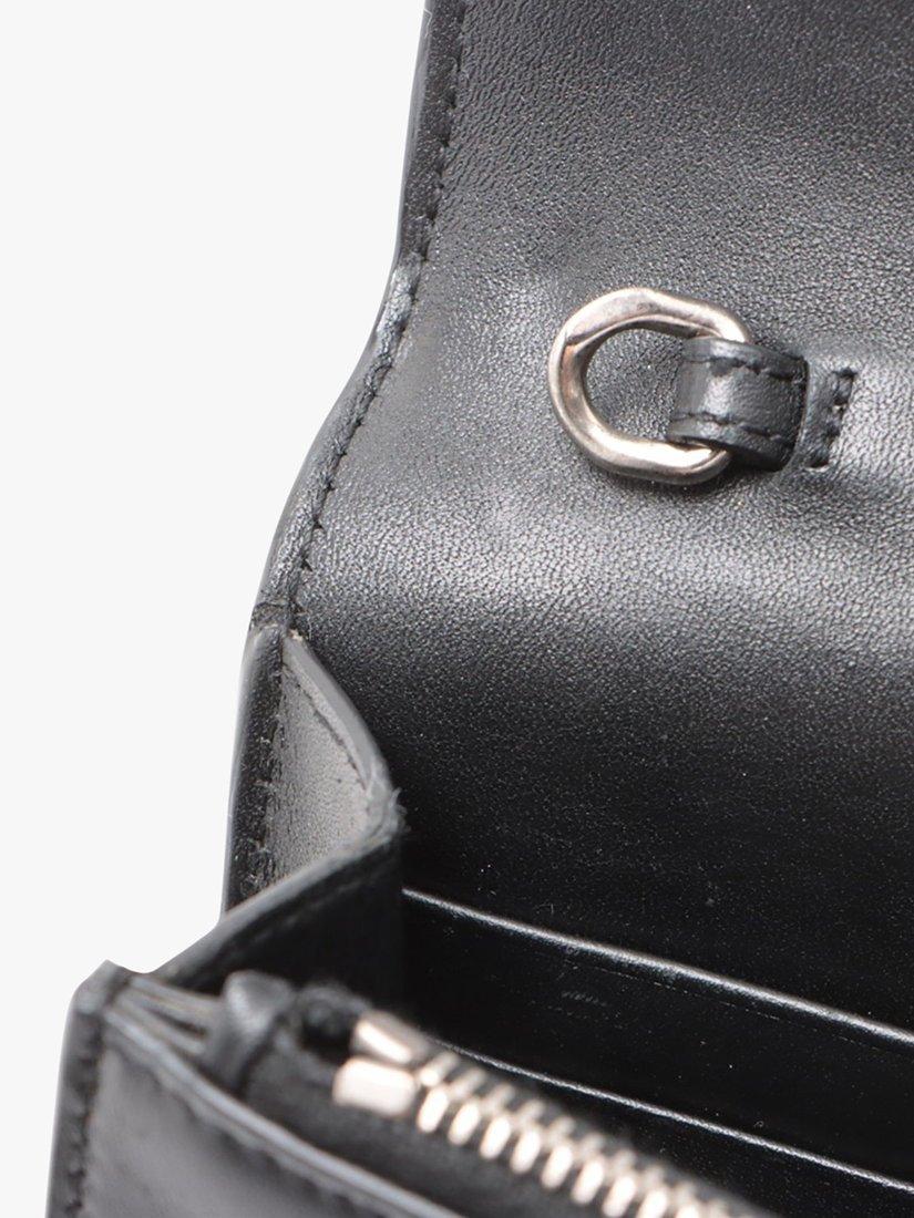 Product image 10 of 10, which shows Pre-loved SAINT LAURENT Kate Leather Small Moon and Star Embellished Cross Body Bag, Black