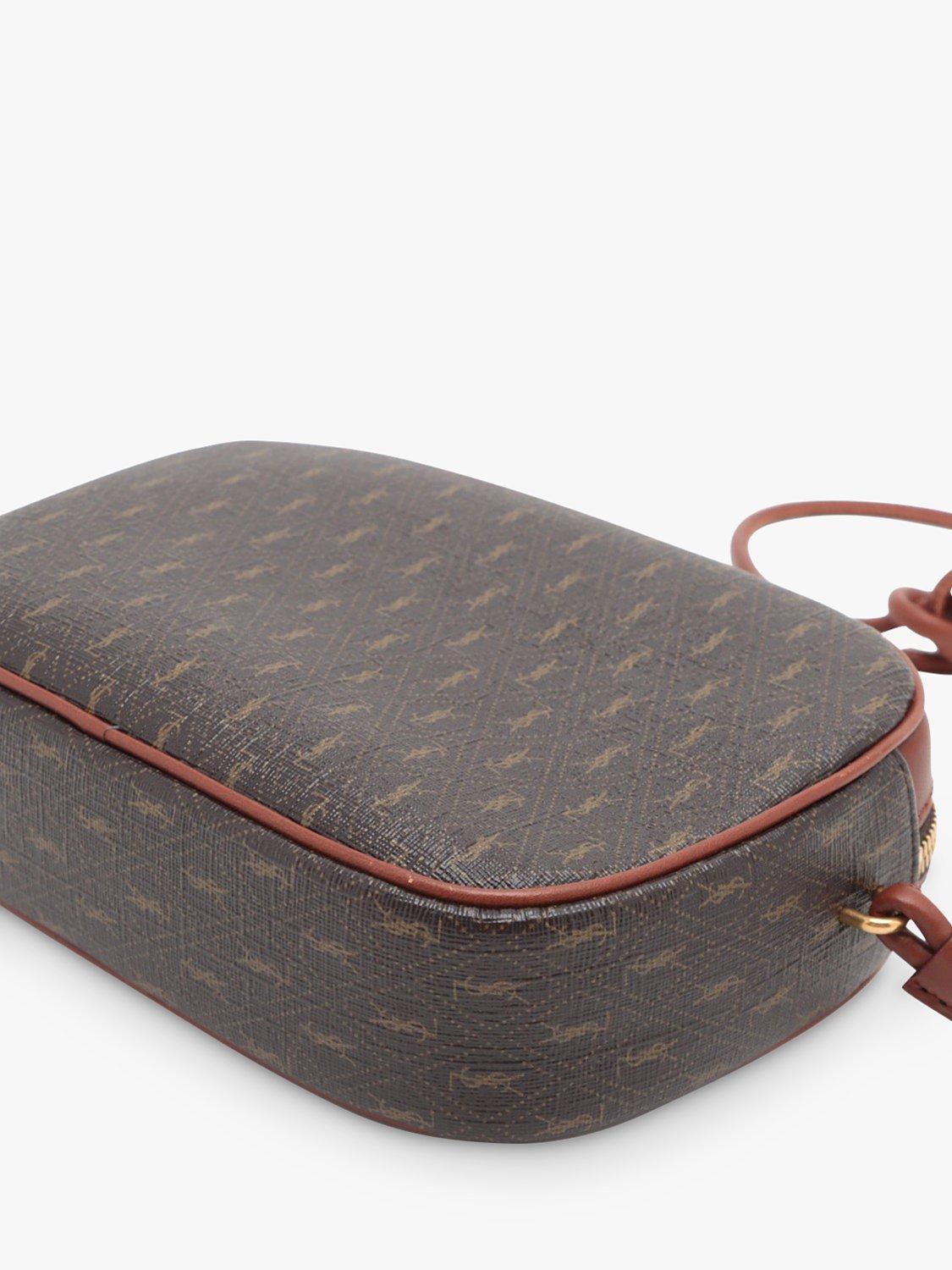 Product image 4 of 8, which shows Pre-loved SAINT LAURENT Le Monogramme Camera Bag, Brown