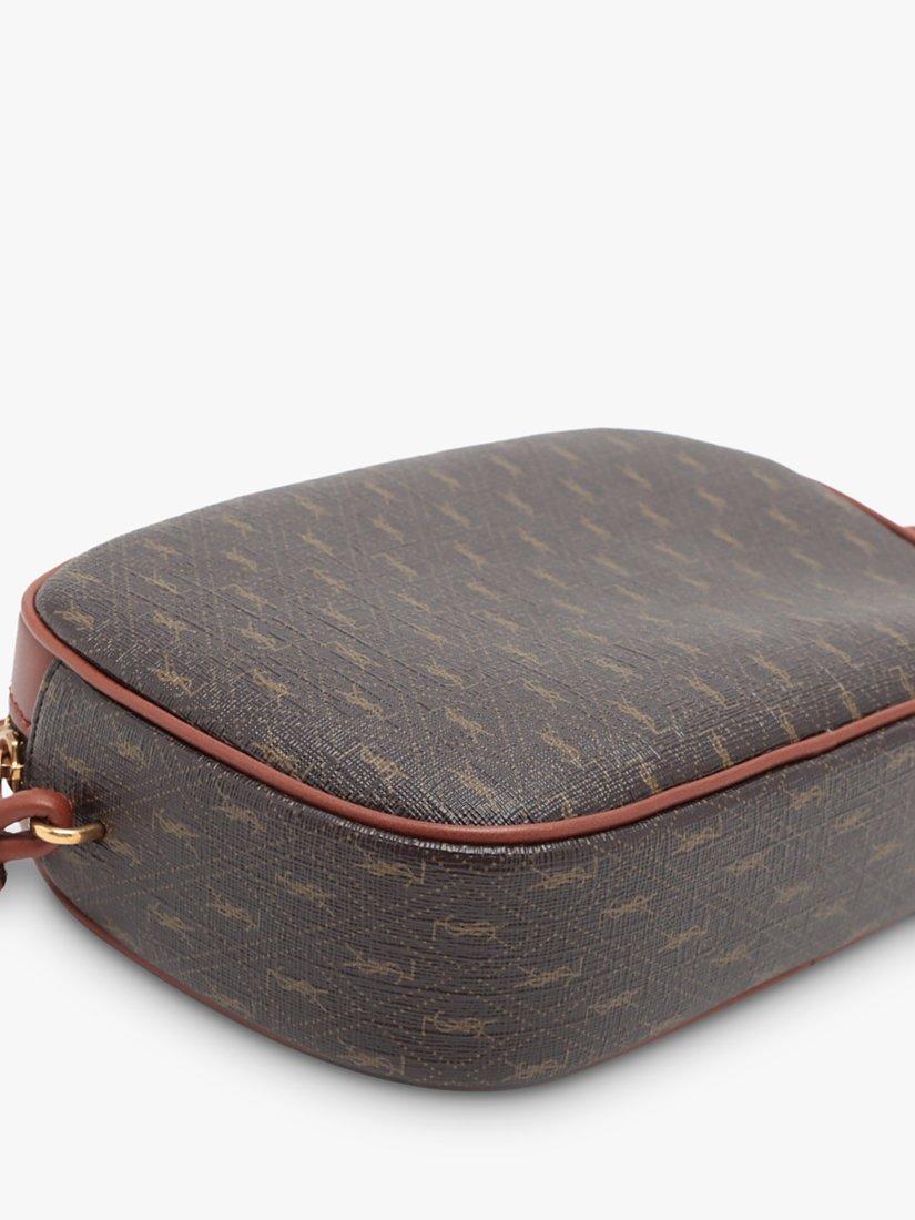 Product image 5 of 8, which shows Pre-loved SAINT LAURENT Le Monogramme Camera Bag, Brown