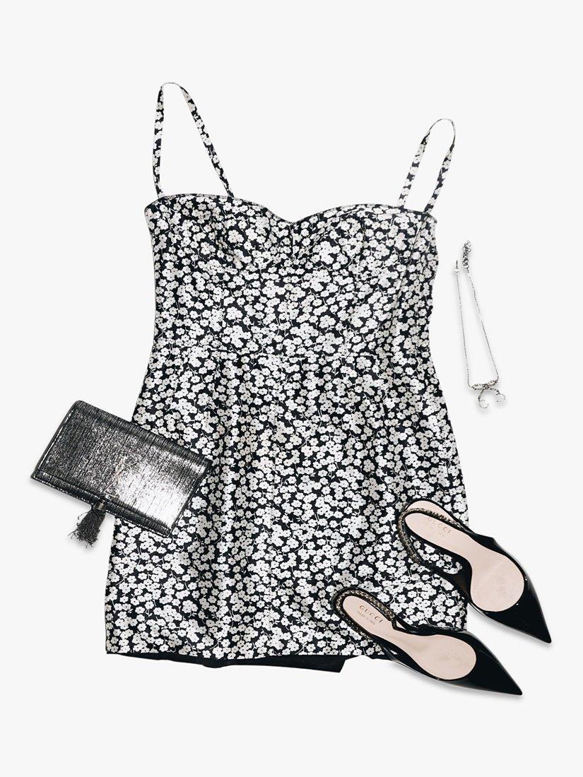 Product image 2 of 9, which shows Pre-loved SAINT LAURENT Kate Leather Tassel Chain Wallet Bag, Silver