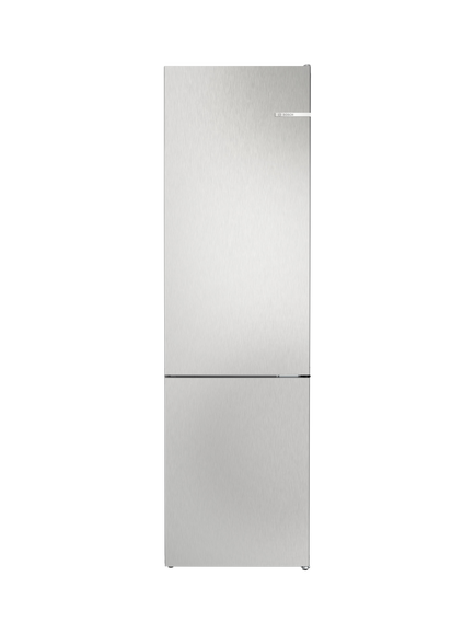 Bosch Series 4 KGN392LBFG Freestanding 70/30 Fridge Freezer, Silver, Silver