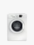 Hotpoint NSWM846WUK Freestanding Washing Machine, 8kg Load, 1400rpm Spin, White