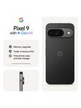 Google Pixel 9 Smartphone, Android, 6.3”, 5G, SIM Free, 128GB, Obsidian