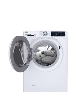 Hoover H-Wash 300 H3WO4105TA4/1-80 Freestanding Washing Machine, 10kg Load, 1400rpm Spin, White - view 2, White