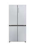 Haier HCR3818ENMG Freestanding 60/40 Fridge Freezer, Silver