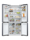Haier HCR5919ENMB Freestanding 60/40 American Fridge Freezer, Black