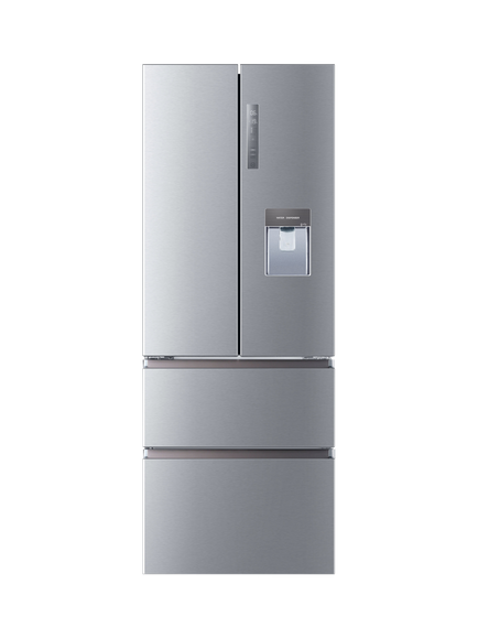 Haier HFR5719EWMP Freestanding 60/40 Fridge Freezer, Grey, Grey
