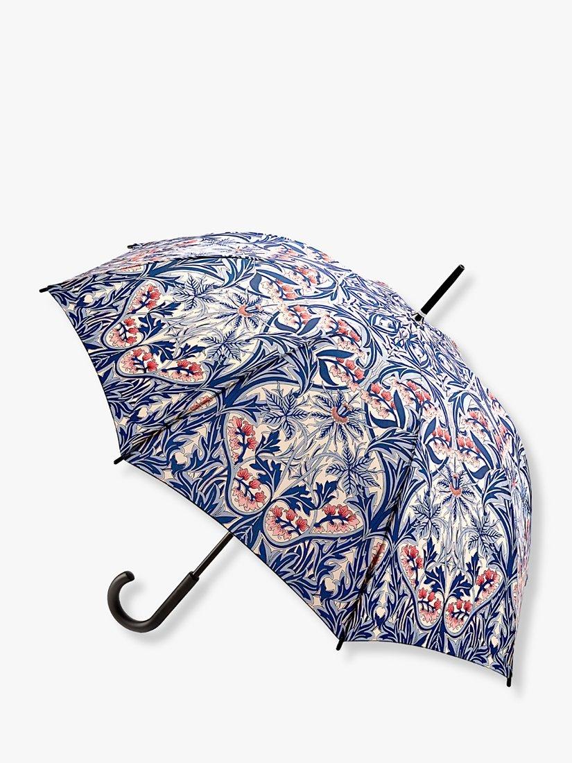 Product image 1 of 4, which shows Morris & Co. by Fulton Kensington UV Walking Umbrella, Multi