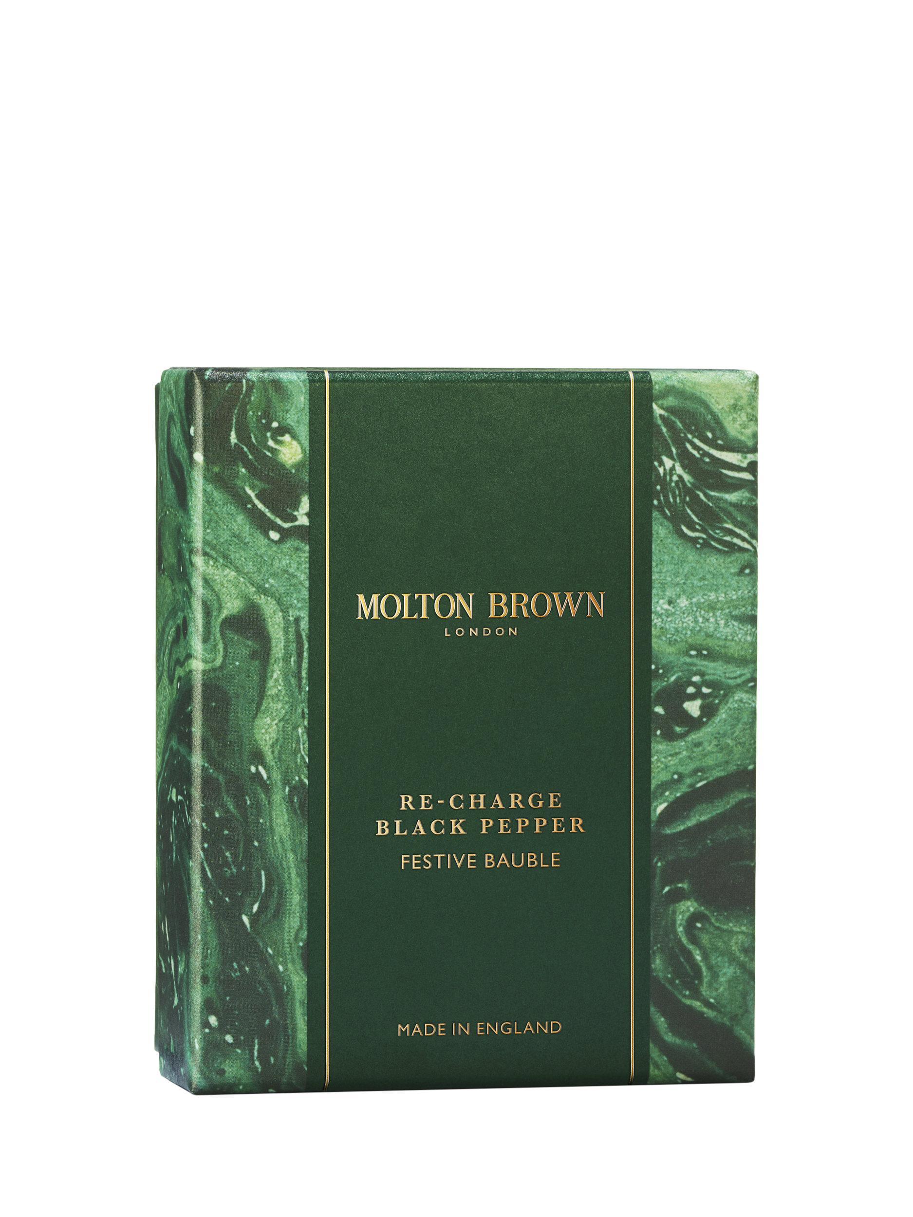 Product image 2 of 3, which shows Molton Brown Re-charge Black Pepper Festive Bauble