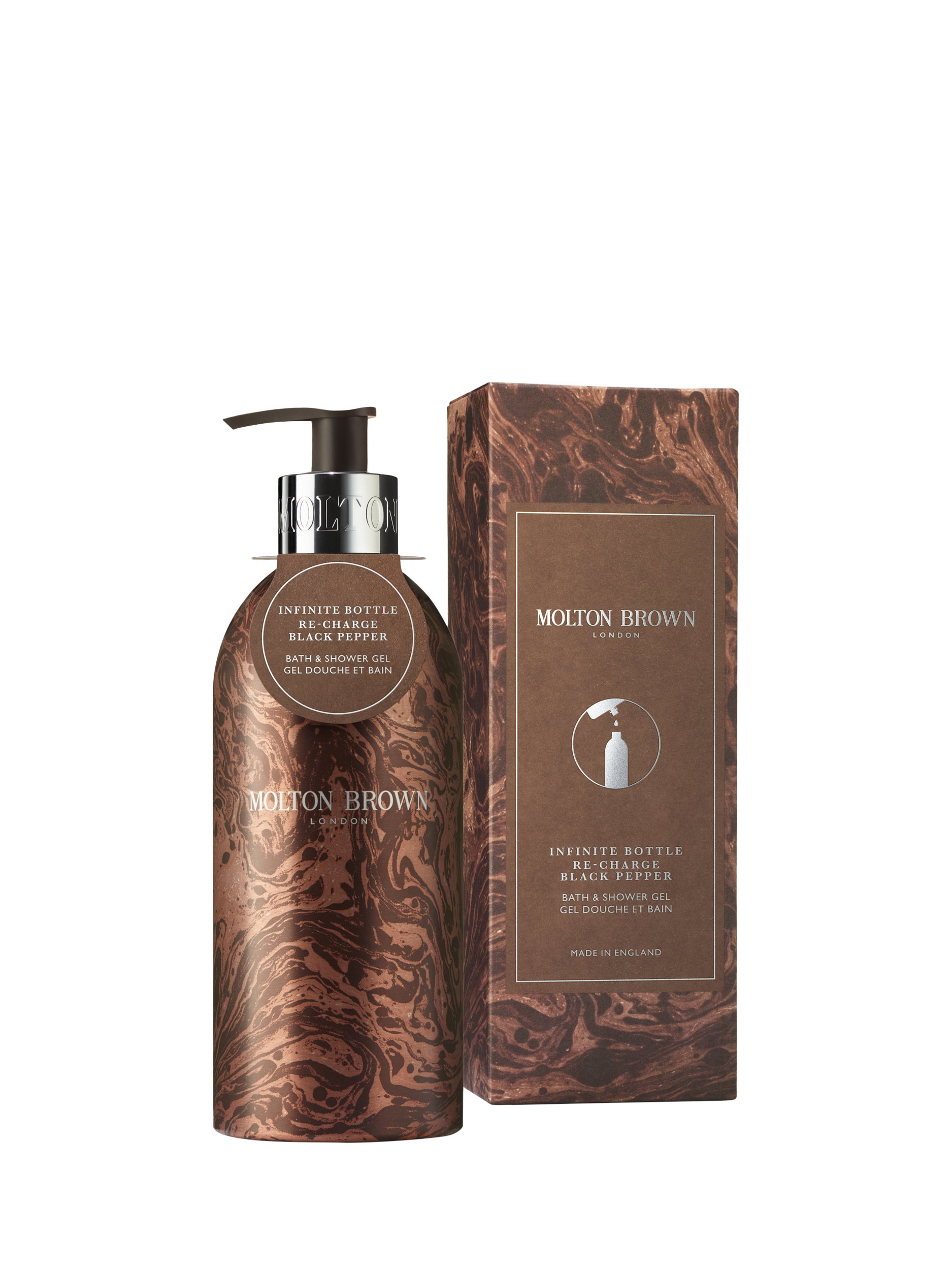 Molton Brown Limited Edition Re-charge Black Pepper Infinite Bottle, 400ml