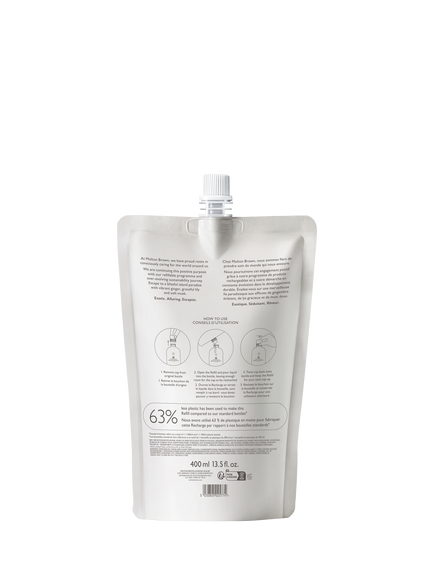 Molton Brown Heavenly Gingerlily Bath & Shower Gel Refill, 400ml - view 2, 