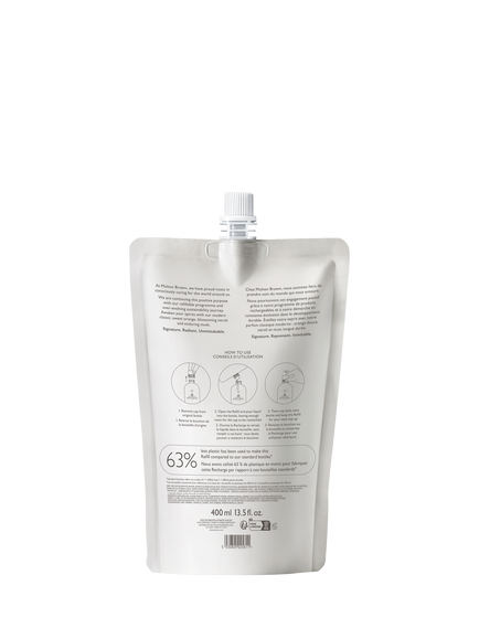 Molton Brown Orange and Bergamot Bath & Shower Gel Refill, 400ml - view 2, 