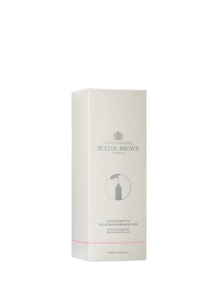 Molton Brown Delicious Rhubarb & Rose Bath & Shower Gel Infinite Bottle, 400ml - view 2, 