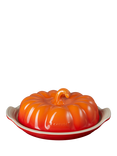 Le Creuset Stoneware Pumpkin Butter Dish, Volcanic