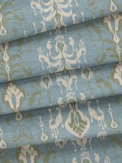 John Lewis Chayon Furnishing Fabric - view 2, Soft Teal