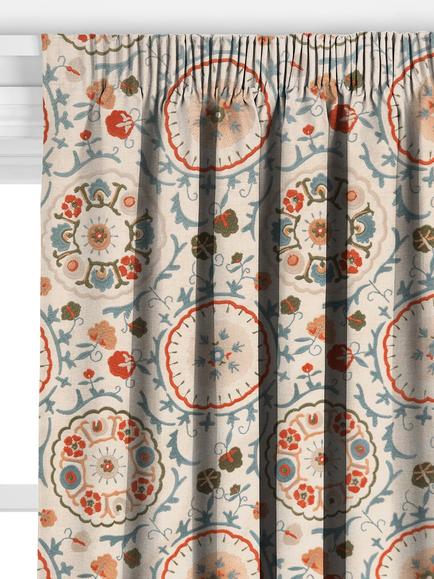 John Lewis Keya Suzani Made to Measure Curtains or Roman Blind, Multi - view 2, 