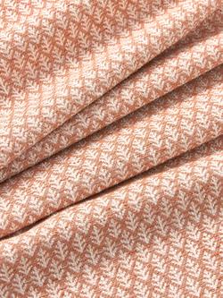 John Lewis Elm Leaf Woven Furnishing Fabric - view 2, Rust