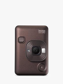 Fujifilm instax™ Mini LiPlay Hybrid Instant Camera with 2.7" LCD Screen & Built-in Flash - view 2, Deep Bronze