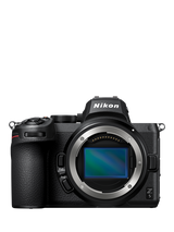 Nikon Z5 Compact System Camera, 4K UHD, 24.3MP, Wi-Fi, Bluetooth, OLED EVF, 3.2” Tiltable Touch Screen, Body Only, Black