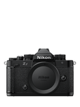 Nikon Z f Compact System Camera, 4K UHD, 24.5MP, Wi-Fi, Bluetooth, OLED EVF, 3.2" Vari-Angle Touch Screen, Body Only, Black