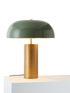 John Lewis Porcini Table Lamp, Brass